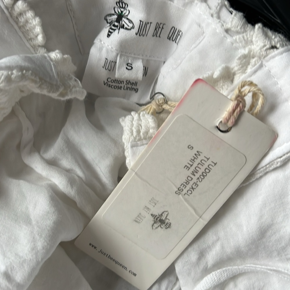 NWT | JBQ White Lace Tulum Dress | Sz Small - Picture 7 of 8